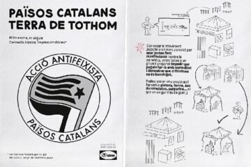 Un manual para atacar «fascistas» de Vox y Aliança: las juventudes de la CUP llaman a señalarlos como «ratas» y destrozar sus carpas