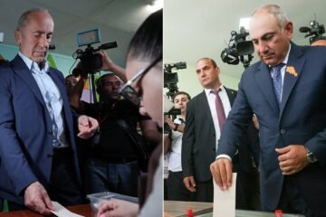 El candidato europeísta gana las elecciones en Armenia según los primeros resultados, en unos comicios marcados por la tensión con Rusia