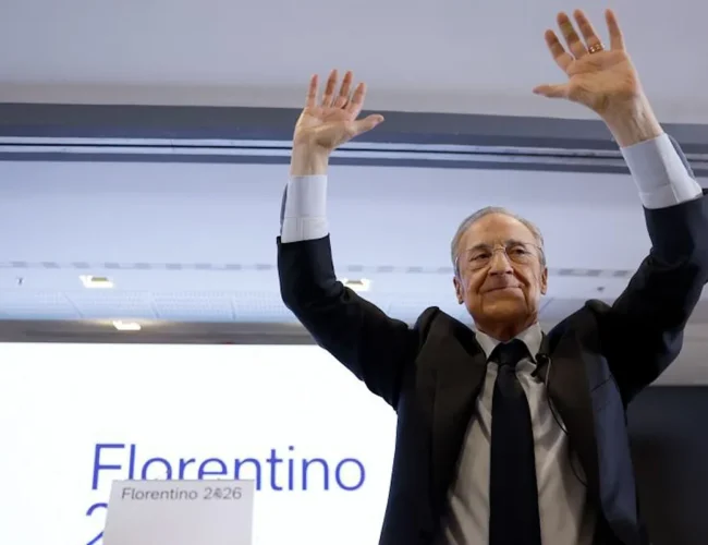 Florentino tras conocer que el Papa es del Real Madrid: «Es un orgullo y un honor»