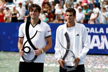 Jódar cae ante la experiencia de Fritz en pista rápida y pierde en su primera final de un ATP 500