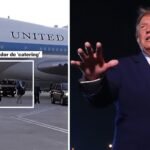Las explicaciones de Trump para justiticar el vuelo secreto con el que regreso de la cumbre de la OTAN