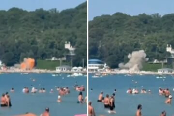 Al menos siete muertos, tres de ellos niños, por la caída de un dron ucranio en una playa de Rusia