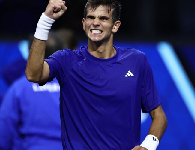 Rafa Jódar se olvida del US Open con una victoria de mérito en la pachanga de la Laver Cup