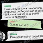 La Audiencia investiga cientos de mensajes de Delcy con Aldama negociando operaciones millonarias de petróleo en la causa de la financiación del PSOE