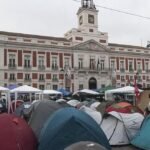 Los acampados elevan las exigencias al Gobierno mientras crece la tensión en Sol: «No vamos a aceptar migajas»