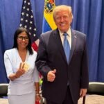 Delcy Rodríguez y Trump, la imagen del nuevo mundo
